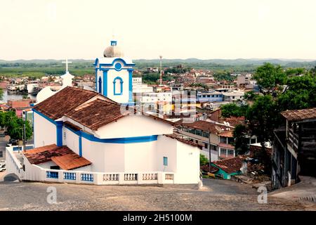 Salvador, Bahia, Brasilien - 22. November 2015: Panoramablick auf die Stadt Itubera im brasilianischen Bundesstaat Bahia. Stockfoto