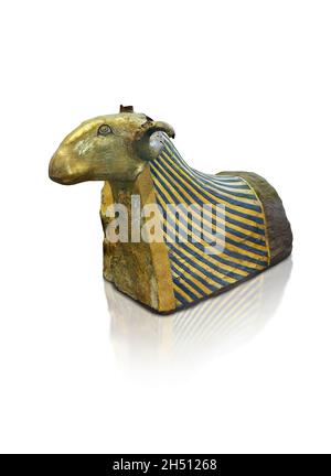 Ptolemäische ägyptische RAM-Mumie 'der Osiris RAM von Khnum, 4. Jh. v. Chr., Ptolemäus, fand Elephantine Asuan, Louvre Museum Inv. E3089. Die RAM Mama Foun Stockfoto