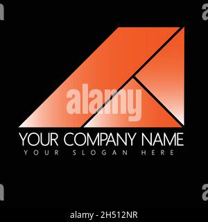 Konstruktion Logo Design Vektor Illustration Stock Vektor