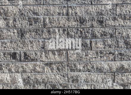 Massive Steinmauer als kreative Hintergrund Textur Stockfoto