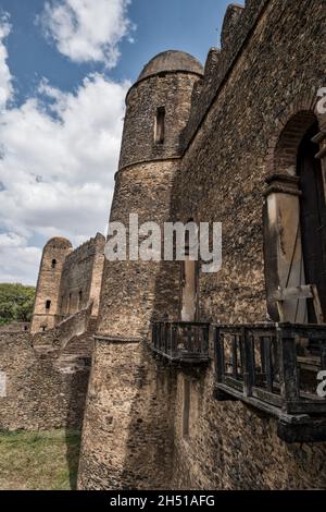 Gondar, Schloss, Äthiopien, Ahmara-Region, Afrika Stockfoto