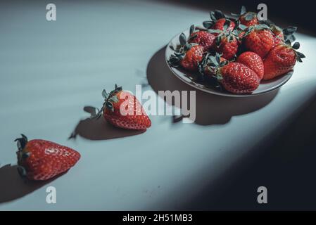 Erdbeeren Stockfoto