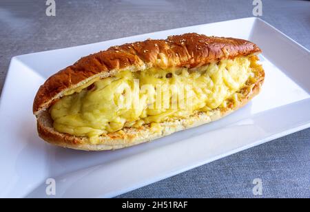 Westliche internationale Küche, wie sie in Südostasien serviert wird. Stockfoto