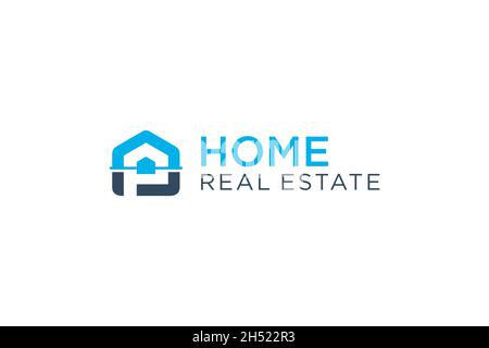 P Immobilienlogo. Bauarchitektur Building Logo Design Template Element Stock Vektor