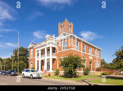 Des Arc, Arkansas, USA - 18. Oktober 2021: Das historische Bezirksgericht von Chevrian Stockfoto