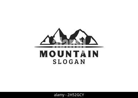 Berg / Reise / Abenteuer Hipster Logo Design Inspiration Vektor Stock Vektor
