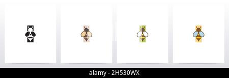 Bee on Letter Logo Design I Stock Vektor