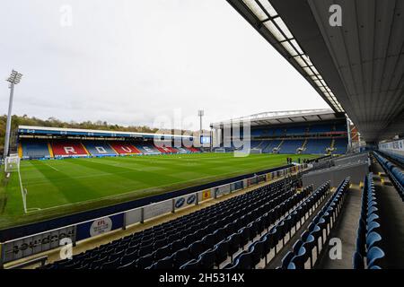 Ein allgemeiner Blick auf Ewood Park, die Heimat von Blackburn Rovers Stockfoto