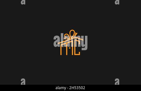 BUCHSTABE M-LOGO MIT IMMOBILIEN-SYMBOL ZUR ILLUSTRATION Stock Vektor