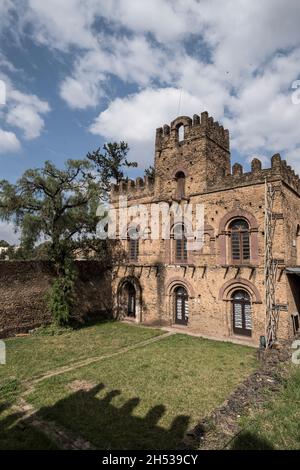 Gondar, Schloss, Äthiopien, Ahmara-Region, Afrika Stockfoto