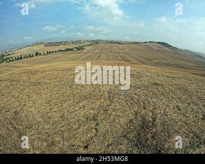 Crete senesi, Toskana, Italien Stockfoto