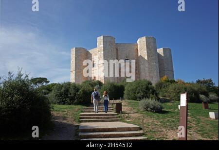 Castel del Monte, Apulien, Italien Stockfoto