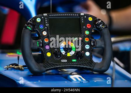 Lenkrad des Alpine F1 A521, mechanische Details während des Formel 1 Gran Premio De La Ciudad De Mexico 2021, Grand Prix von Mexiko-Stadt, 18. Lauf der FIA Formel 1-Weltmeisterschaft 2021 vom 5. Bis 7. November 2021 auf dem Autodromo Hermanos Rodriguez, in Mexiko-Stadt, Mexiko - Foto Florent Gooden / DPPI Stockfoto