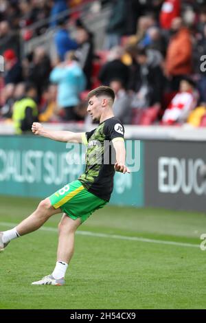 London, Großbritannien. November 2021. X während des Premier League-Spiels zwischen Brentford und Norwich City im Brentford Community Stadium am 6. November 2021 in London, England. (Foto von Mick Kearns/phcimages.com) Credit: PHC Images/Alamy Live News Stockfoto