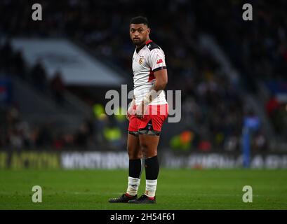 Twickenham, Großbritannien. November 2021. Herbst-Nations-Serie. England V Tonga. Twickenham Stadium. Twickenham. Walter Fifita (Tonga). Kredit: Sport In Bildern/Alamy Live Nachrichten Stockfoto