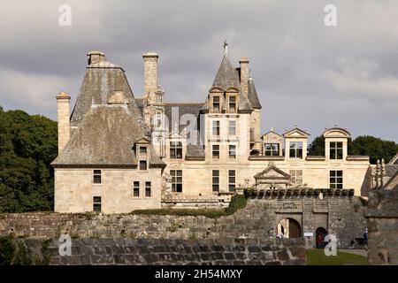 Chateau de Kerjean. Saint Vougay, Finisterre. Bretagne. Frankreich. Stockfoto