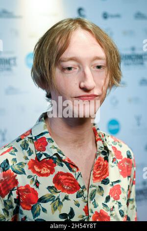 James Tarpey nahm an der Ertrinkungsrunde von Arthur Braxton Teil - Weltpremiere im Curzon Soho, 2021-11-06, London, Großbritannien. Kredit: Picture Capital/Alamy Live Nachrichten Stockfoto