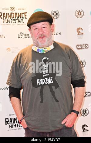 Johnny Vegas nahm an der Ertrinkungsrunde von Arthur Braxton Teil - Weltpremiere im Curzon Soho, 2021-11-06, London, Großbritannien. Kredit: Picture Capital/Alamy Live Nachrichten Stockfoto