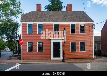 Die historischen Häuser in Portsmouth, New Hampshire, USA Stockfoto