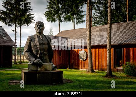 Ausflug zum Grutas Park Litauen Stockfoto