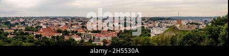 Litauische Hauptstadt Vilnius während meiner Sommerreise 2021 Stockfoto