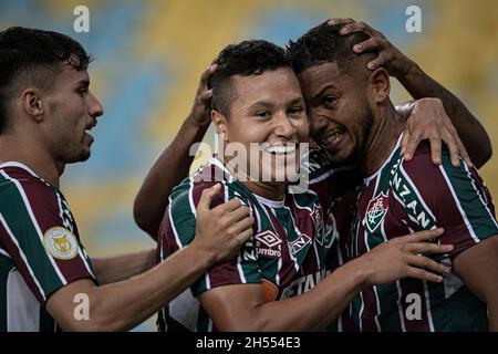 Rio De Janeiro, Brasilien. November 2021. RJ - Rio de Janeiro - 11/06/2021 - BRASILIANISCH BIS 2021. FLUMINENSE X SPORT Foto: Jorge Rodrigues/AGIF/Sipa USA Quelle: SIPA USA/Alamy Live News Stockfoto