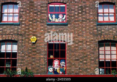 Lug Doll Shop, Stratford-upon-Avon. Ehemaliger Wohnsitz der Teletubbies und der Kindersendung Rosie und Jim UK, die nicht mehr existiert. Stockfoto