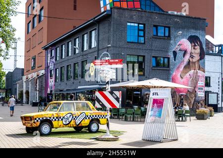 Talliskivi Teil von Tallinn in Estland Stockfoto