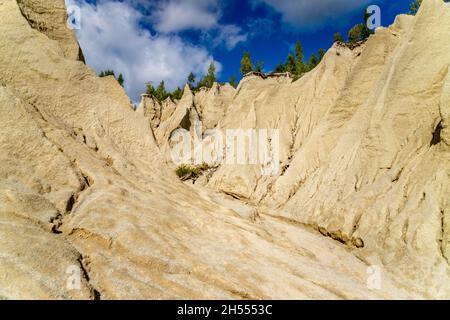 Rummu Badeplatz in Estland Stockfoto