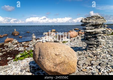 Insel Saaremaa Estland Sommerurlaub 2021 Stockfoto