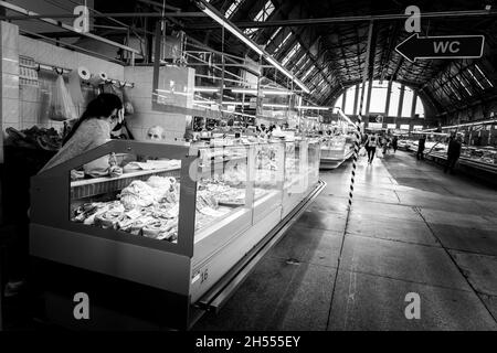 Riga Zeppelin Hangars Sommer 2021 Stockfoto