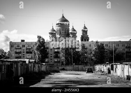 Liepaja Kirche Sommerurlaub lettland Stockfoto