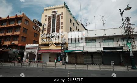 Khaosan Palace Guest House an der Khaosan Road oder Khao San Road Phra Nakhon District Bangkok Thailand Stockfoto