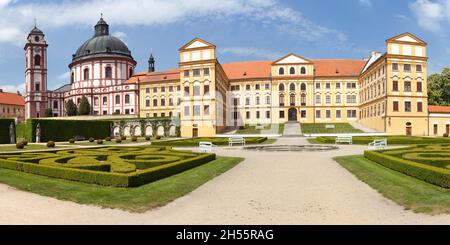 Jaromerice nad Rokytnou Barock- und Renaissanceschloss aus dem 18th. Jahrhundert, Südmähren, Tschechien, Mitteleuropa Stockfoto