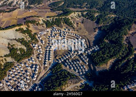 Burj Al Babas Luftbild | Luftbilder von Burj Al Babas in der Türkei | Luftbild von Burj Al Babas Stockfoto