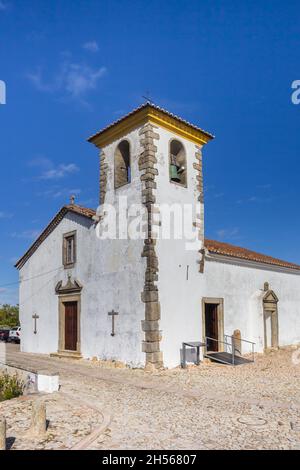 Kirche Santa Maria im historischen Dorf Marvao, Portugal Stockfoto