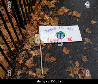 Glasgow Demonstration COP26 Global Action for Climate Justice Stockfoto