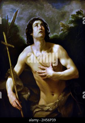 Johannes der Täufer in der Wüste 1632 -. 1637 Guido Nieres, 1575/ 1642 von Reni Guido (1575-1642) Italien, Italienisch, Stockfoto