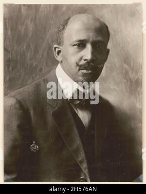 William Edward Burghardt Du Bois war ein amerikanischer Soziologe, Sozialist, Historiker, Bürgerrechtler, Panafrikanist, Autor, Autor und Redakteur. Stockfoto