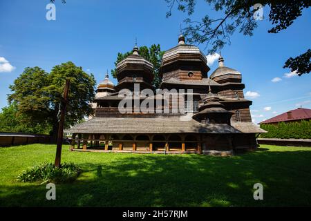 Drohobych, Ukraine - Juli 2021: St. George's Church in Drohobych, Ukraine Stockfoto