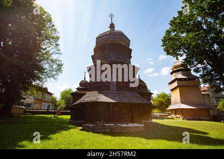 Drohobych, Ukraine - Juli 2021: St. George's Church in Drohobych, Ukraine Stockfoto