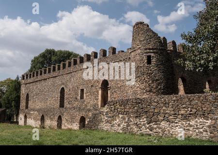 Gondar, Schloss, Äthiopien, Ahmara-Region, Afrika Stockfoto