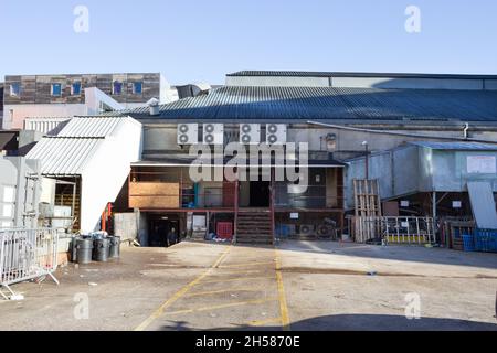 Abstrakt, Eingangsbereich Des Gebäudes, Außenansicht Stockfoto