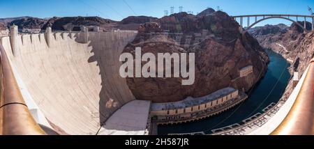 Der große Hoover-Staudamm im Südwesten der USA Stockfoto