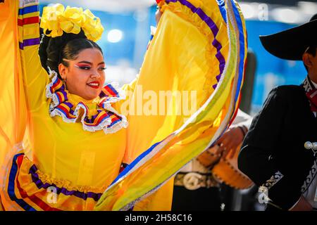 Mexiko-Stadt, Mexiko. November 2021. Impression, F1 Grand Prix von Mexiko beim Autodromo Hermanos Rodriguez am 6. November 2021 in Mexiko-Stadt, Mexiko. (Foto von HOCH ZWEI) Quelle: dpa/Alamy Live News Stockfoto