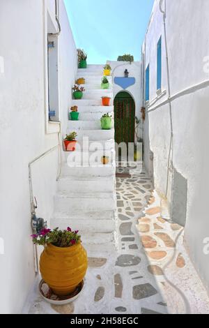 Traditionelle Architektur auf der Insel Ano Koufonisi Kykladen Griechenland Stockfoto