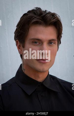 Rom, Italien. Oktober 2021. Benjamin Mascolo nimmt am 16. Rome Film Fest im Auditorium Parco della Musica in Rom Teil. (Foto: Stefano Costantino/SOPA Images/Sipa USA) Quelle: SIPA USA/Alamy Live News Stockfoto