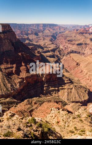 Berühmter Grand Canyon von Navajo Point, Arizona, USA Stockfoto