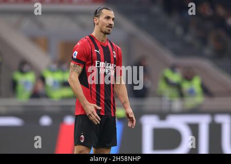 Mailand, Italien, 7. November 2021. Während der Serie Ein Spiel bei Giuseppe Meazza, Mailand. Bildnachweis sollte lauten: Jonathan Moscrop / Sportimage Stockfoto