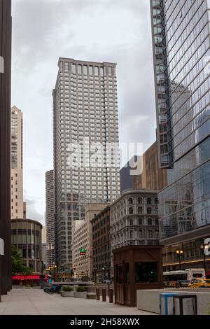 Innenstadt von Chicago, Illinois. Stockfoto